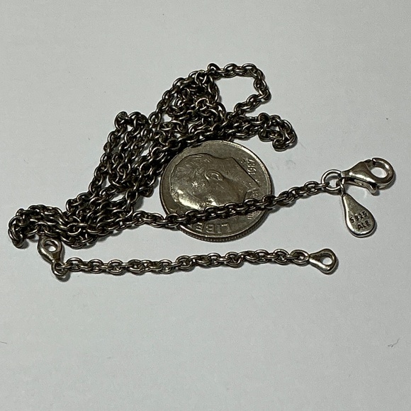 PANDORA Heavier Sterling Silver Necklace. 16 or 18 inches long - Picture 6 of 7